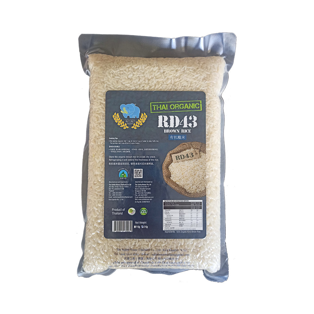 Thai Organic RD-43 Brown Rice – The Sukha House Pte Ltd